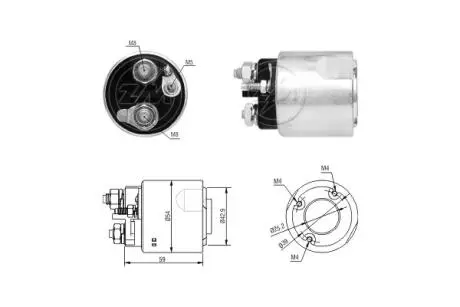 Втягуюче реле стартера ERA ZM6492