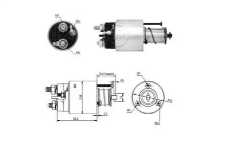 Втягуюче реле стартера ZM ZM1496