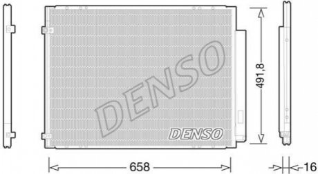 Радіатор кондиціонера DENSO DCN51010 (фото 1)