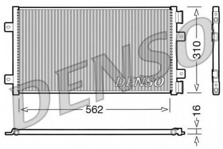 Радиатор кондиционера DENSO DCN09101 (фото 1)