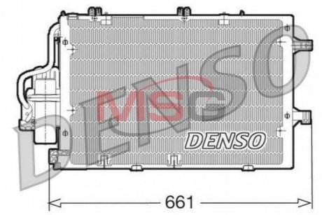 Радіатор кондиціонера DENSO DCN20015