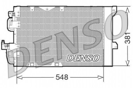 Радіатор кондиціонера DENSO DCN20005