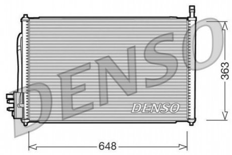 Радиатор кондиционера DENSO DCN10006 (фото 1)