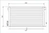 Радіатор кондиціонера BMW 3 (E90/E91)/X1 (E84)/1.6-3.0D 04-16 (N47/N57/N55) Valeo 814012 (фото 1)