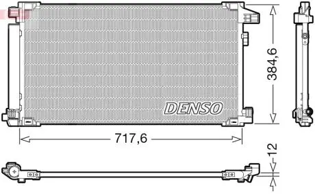 Радиатор кондиционера DENSO DCN50061