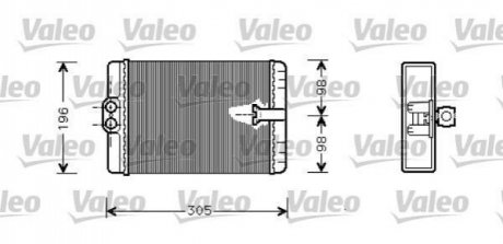 Радиатор отопителя Valeo 812366