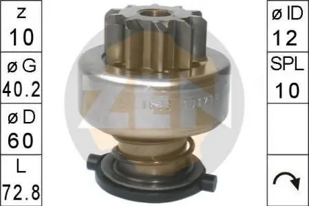Бендикс стартера ZEN ZN1693