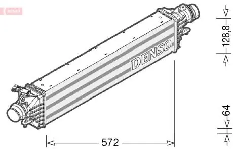 Интеркулер DENSO DIT20006