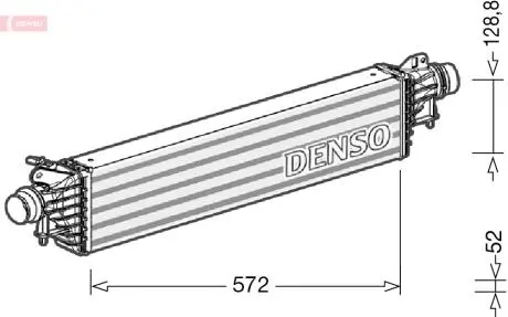 Интеркулер DENSO DIT20004