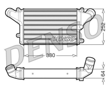 Інтеркулер DENSO DIT45003