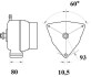 Генератор MAHLE / KNECHT MG 804 (фото 2)