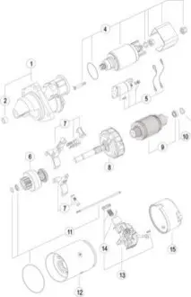 Стартер MAHLE / KNECHT MS 235 (фото 1)