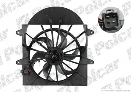 Вентилятор с корпусом / кронштейном Polcar 343123W1