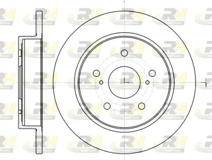 Гальмівний диск ROADHOUSE 61480.00