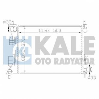 KALE HYUNDAI Радиатор охлаждения i20,Solaris,Veloster,Kia Rio III 1.25/1.6 10- KALE OTO RADYATOR 342285