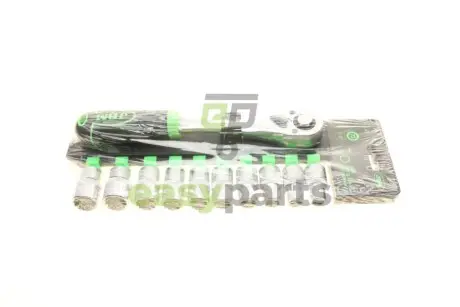 Набір торцевих головок 12-граней з тріскачкою 1/2" 10 од. JBM 54029