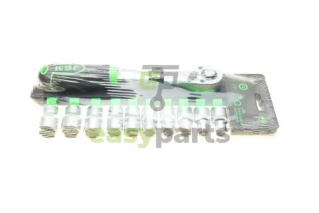 Набір торцевих головок з тріскачкою 1/2" 10 од. JBM 54028