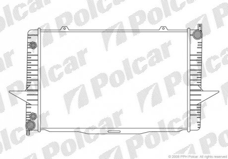 Радіатор охолодження Polcar 907008-2