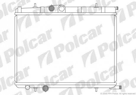 Радиатор охлаждения Polcar 572308-7