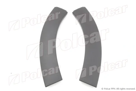 Молдинг бампера левый + правый Polcar 23B307-5
