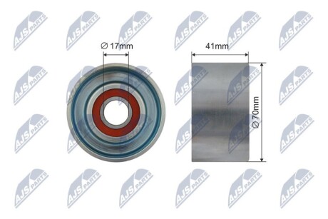 РОЛИК РУЧЕЙКОВОГО РЕМНЯ NTY RNK-TY-037