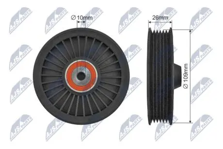 РОЛИК РУЧЕЙКОВОГО РЕМНЯ NTY RNK-ME-070