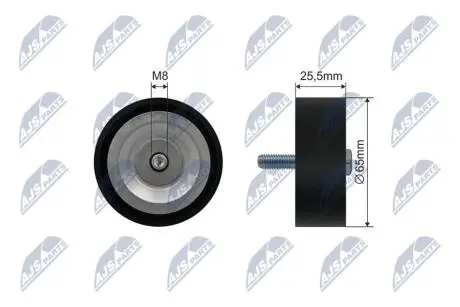 РОЛИК РУЧЕЙКОВОГО РЕМНЯ NTY RNK-ME-050