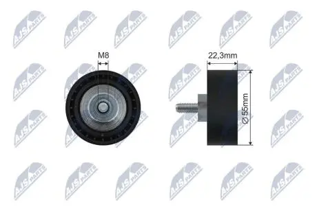 РОЛИК РУЧЕЙКОВОГО РЕМНЯ NTY RNK-BM-067