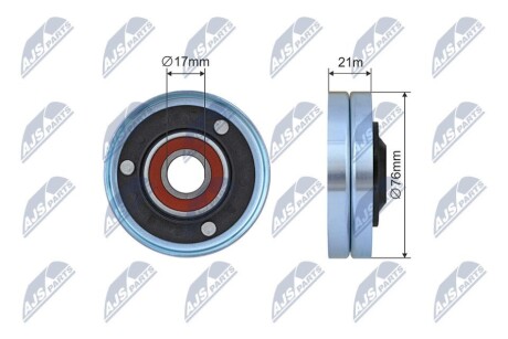 РОЛИК РУЧЕЙКОВОГО РЕМНЯ NTY RNK-AU-071
