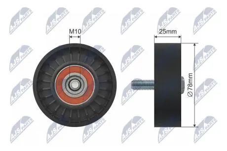 РОЛИК РУЧЕЙКОВОГО РЕМНЯ NTY RNK-CT-041