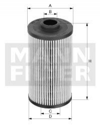 Маслянный фильтр MANN HU8161x (фото 1)
