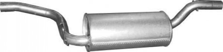 Резонатор (середня частина) алюмінієва сталь Ford Focus/C-Max 1.4i, 1.6i/Volvo C30, S40 POLMOSTROW 08.58