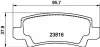 Фото 1 - колодки тормозные дисковые задние Toyota Corolla 1.4, 11.6, 1.8 (02-07) NISSHINBO NP1044 Колодки тормозные дисковые задние Toyota Corolla 1.4, 11.6, 1.8 (02-07) NISSHINBO NP1044 (фото 1)