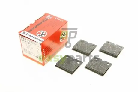 Колодки гальмівні (задні) Tesla Model S/X 13- (Brembo) ZIMMERMANN 20610.090.1