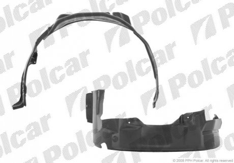 Подкрылок правый Polcar 9040FP-1