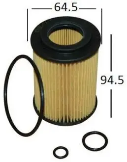 Елемент фільтру масла, що фільтрує JS ASAKASHI OE0080