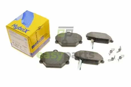 Колодки гальмівні (передні) Smart Cabrio 00-04/City Coupe 98-04/Roadster 03-05/Fortwo 04- Metelli 22-0341-0