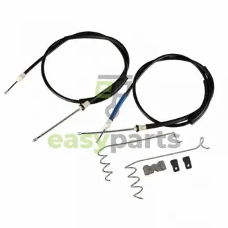 Трос ручника (задній) Ford Connect 02-13 (-ABS) (низька база) (барабанне гальмо) FEBI BILSTEIN 173750