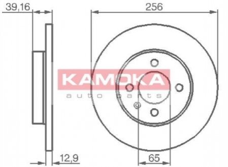 Гальмiвнi диски KAMOKA 103410 (фото 1)