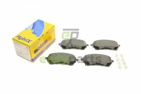 Колодки гальмівні (передні) Toyota Corolla XII 18-/Suzuki Swace 20- (з датчиком) Metelli 22-1234-0