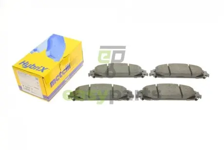 Колодки гальмівні (передні) Chrysler 300 C/II 04-/Lancia Thema 3.0/3.6 11-14 Metelli 22-0717-0