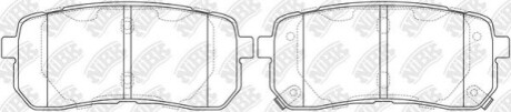 Гальмівні колодки дискові NiBK PN0457 (фото 1)