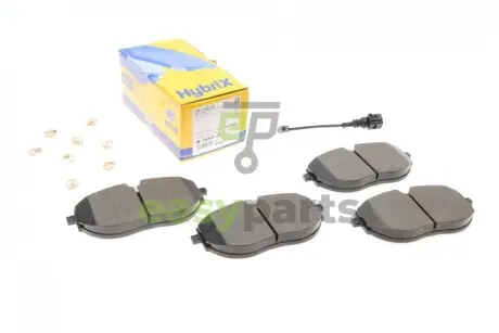 Колодки гальмівні (передні) VW T7 1.4 e-Hybrid/1.5TSi/2.0TDi/TSi 21- (з датчиком) Metelli 22-1322-0