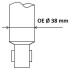 Амортизатор газомасляний KYB 3430076 (фото 2)