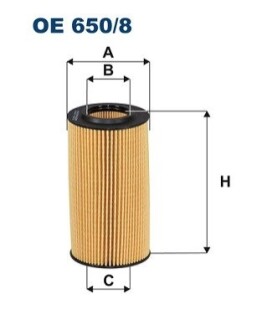 Фiльтр масляний FILTRON OE6508