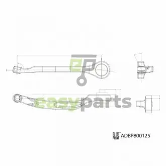 HYUNDAI подушка двигуна задн.Tucson,Kia Sportage 2.0 04- BLUE PRINT ADBP800125