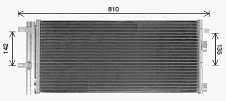 Радиатор кондиционера FORD MONDEO V (14-)/S-MAX (15-) (выр-во AVA) AVA COOLING FD5659D