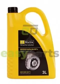 Гальмівна рідина DOT4 3л. STARLINE ACST047