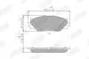 Колодки тормозные Lexus IS 220 d, IS 250 Jurid 572620J (фото 1)