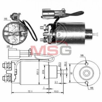 Втягуюче реле стартера ZM ZM793